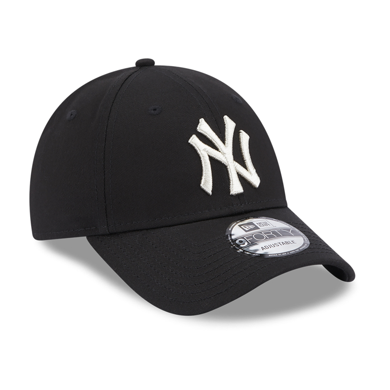 New Era Metallic Logo 9Forty Neyvan Siyah Unisex Şapka - 3