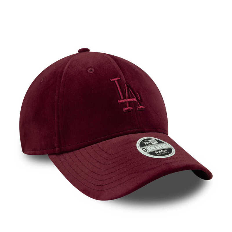 New Era Velour 9Forty Losdod Tek Ebat Bordo Kadın Şapka - New Era (1)