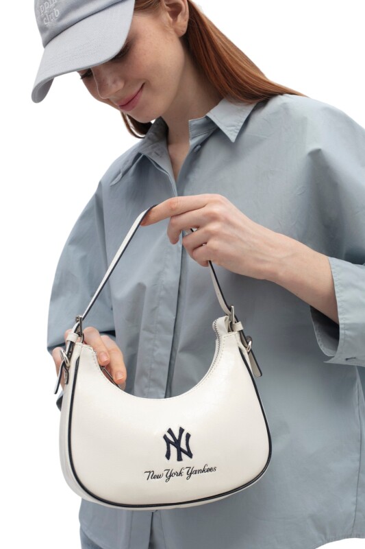 New York Yankees Beyaz Kadın Omuz Çantası - New York Yankees (1)