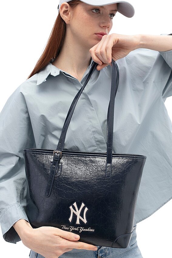  New York Yankees Lacivert Kadın El Çantası - 1