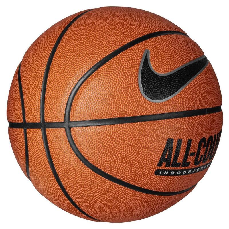 Nike NIKE EVERYDAY ALL COURT 8P DEFLATED AMBER/BLACK/METALLIC SIL Turuncu Unisex Basketbol Topu - Nike (1)