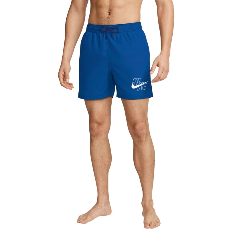 Nike Swim Breaker Swim Logo Mavi Erkek Mayo - 3