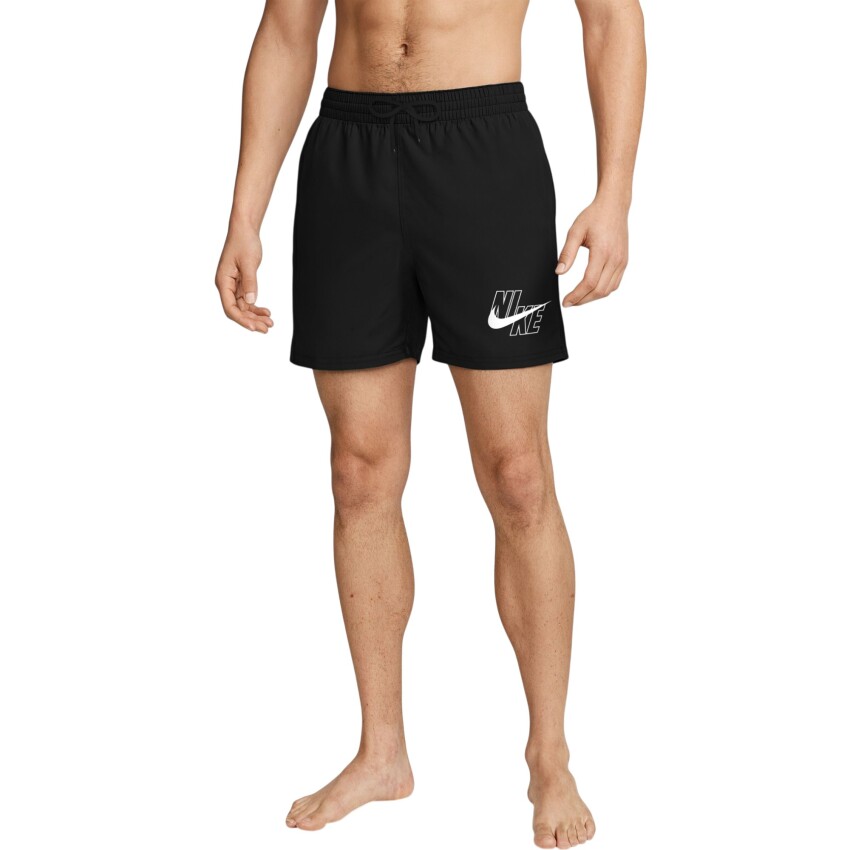 Nike Swim Breaker Swim Logo Siyah Erkek Mayo - 3
