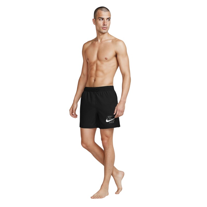 Nike Swim Breaker Swim Logo Siyah Erkek Mayo - 4