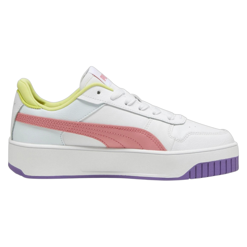 Puma Carina Street Jr Beyaz-Pembe Çocuk Günlük Ayakkabı - Puma