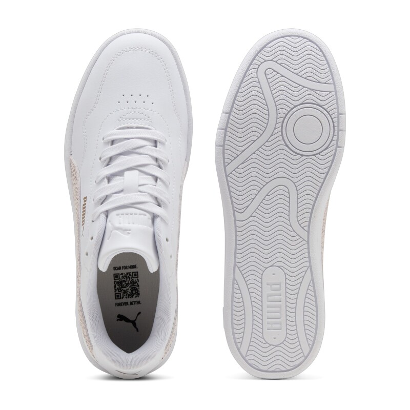 Puma Court Lally Topcat Beyaz Kadın Sneaker Ayakkabı - 5
