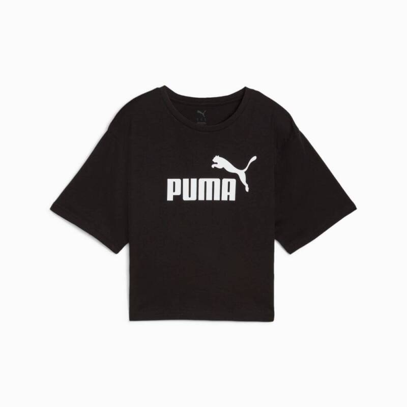 Puma Essentials Cropped No.1 Logo Kadın Tshirt 
