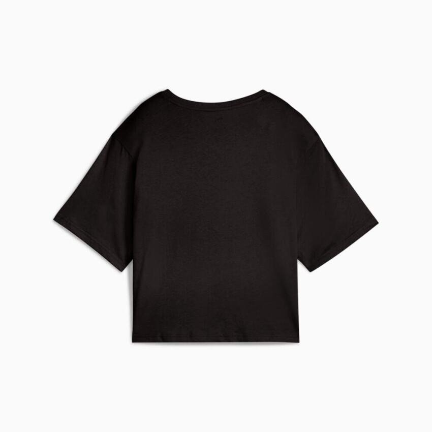 Puma Essentials Cropped No.1 Logo Kadın Tshirt - 2