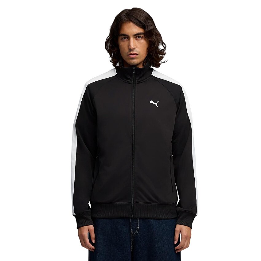 Puma Ess T7 Poly Track Siyah Erkek Eşofman Üstü - 1