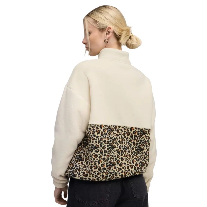 Puma Essentials Animal Print Bej Kadın Sweatshirt - 2
