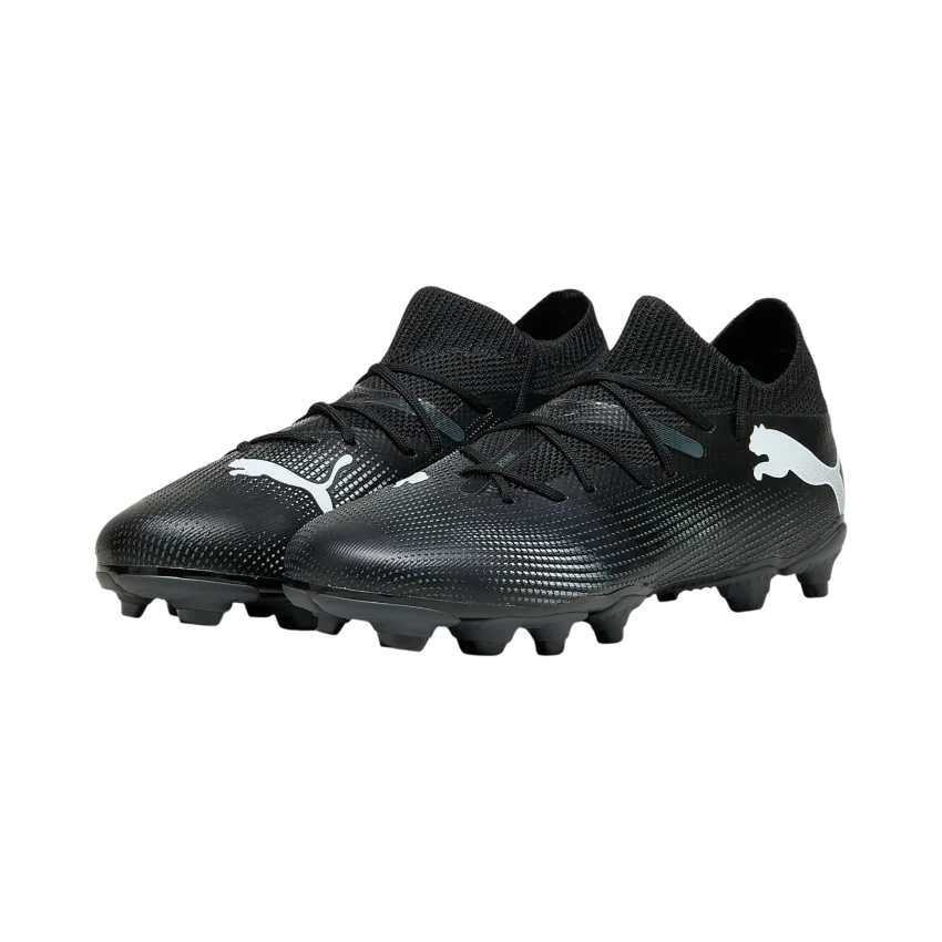Puma Future 7 Match FG/AG Jr Siyah Çocuk Krampon - 3