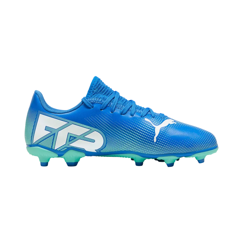 Puma Future 7 Play FG/AG Jr Mavi Çocuk Krampon - 1