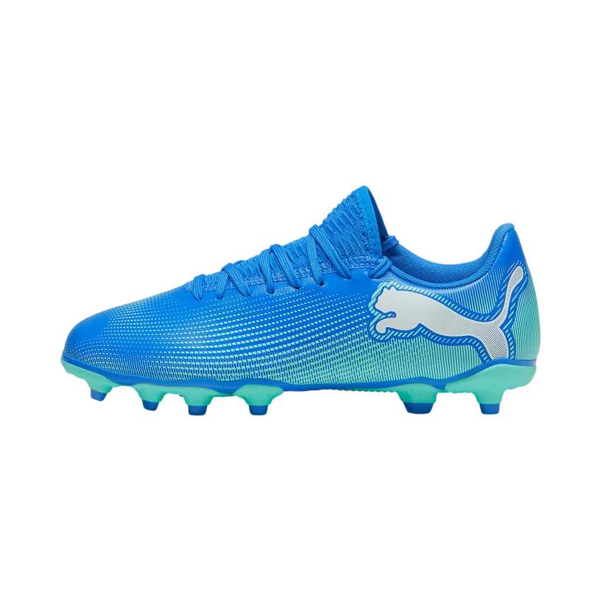Puma Future 7 Play FG/AG Jr Mavi Çocuk Krampon - 2