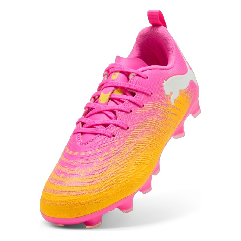 Puma Future 9 Play Fg/Ag Pembe Çocuk Krampon - 4