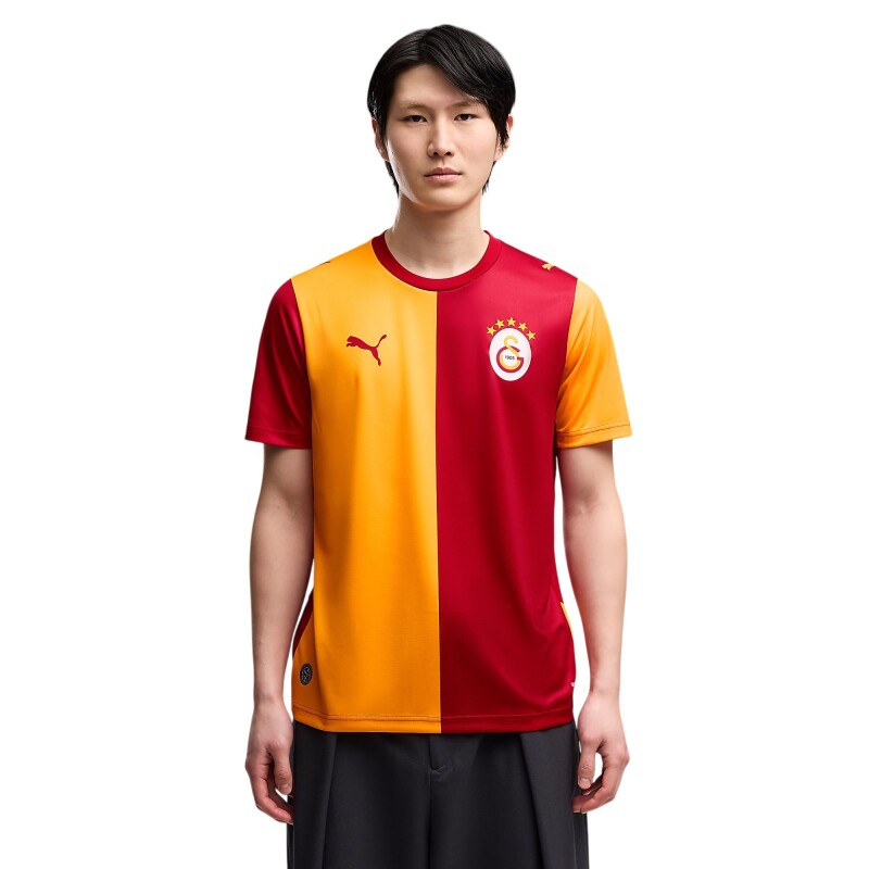 Puma Galatasaray 26/27 Erkek İç Saha Sarı-Kırmızı Erkek Forma - Puma