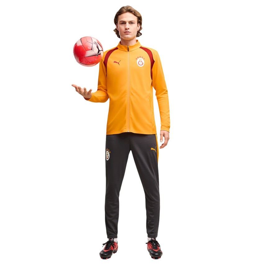Puma Galatasaray Antrenman Sarı-Kırmızı Erkek Eşofman Üstü - 3