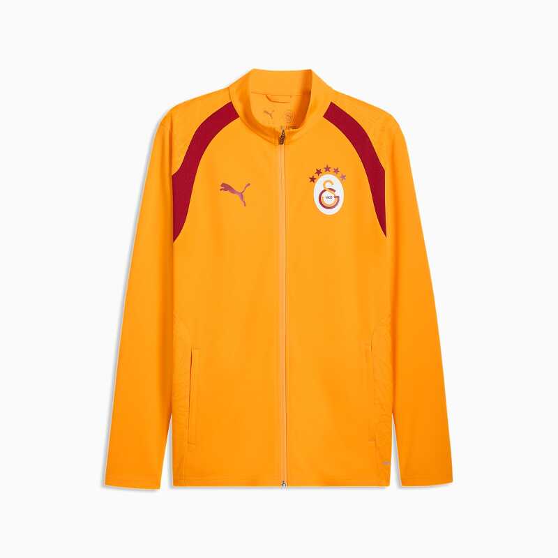 Puma Galatasaray Antrenman Sarı-Kırmızı Erkek Eşofman Üstü - 4