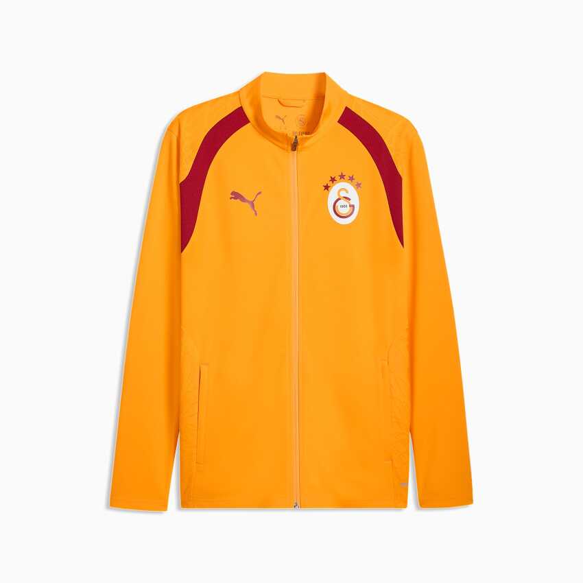 Puma Galatasaray Antrenman Sarı-Kırmızı Erkek Eşofman Üstü - 4