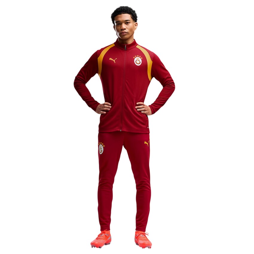 Puma Galatasaray Antrenman Sarı-Kırmızı Erkek Eşofman Üstü - 3