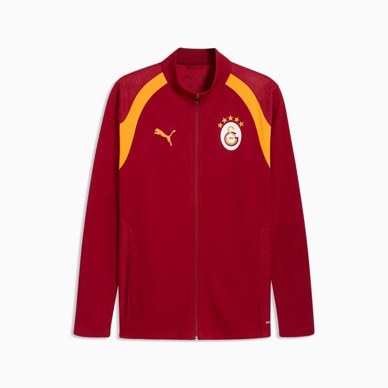 Puma Galatasaray Antrenman Sarı-Kırmızı Erkek Eşofman Üstü - 4