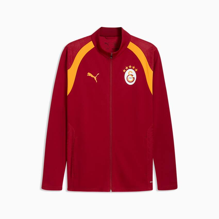Puma Galatasaray Antrenman Sarı-Kırmızı Erkek Eşofman Üstü - 4