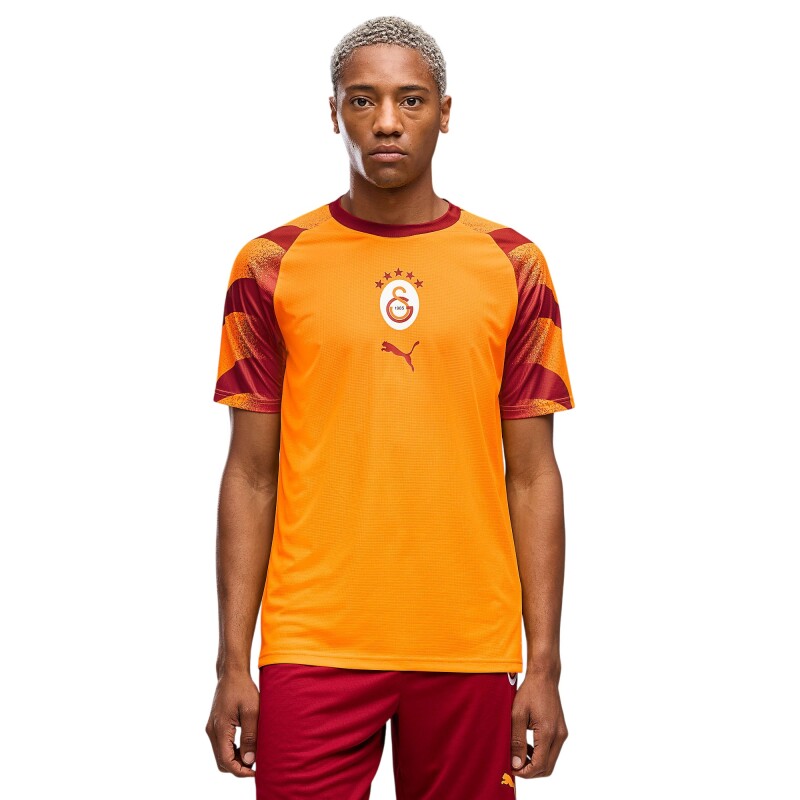 Puma Galatasaray Antrenman Sarı-Kırmızı Erkek Forma - Puma