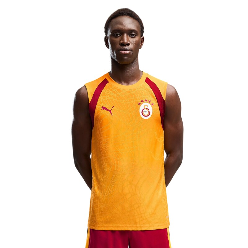 Puma Galatasaray Antrenman Sarı-Kırmızı Erkek Forma - Puma