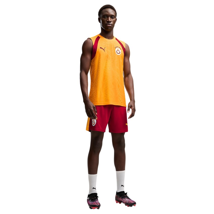 Puma Galatasaray Antrenman Sarı-Kırmızı Erkek Forma - 3