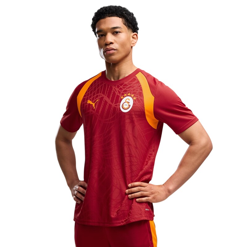 Puma Galatasaray Antrenman Sarı-Kırmızı Erkek Forma - Puma