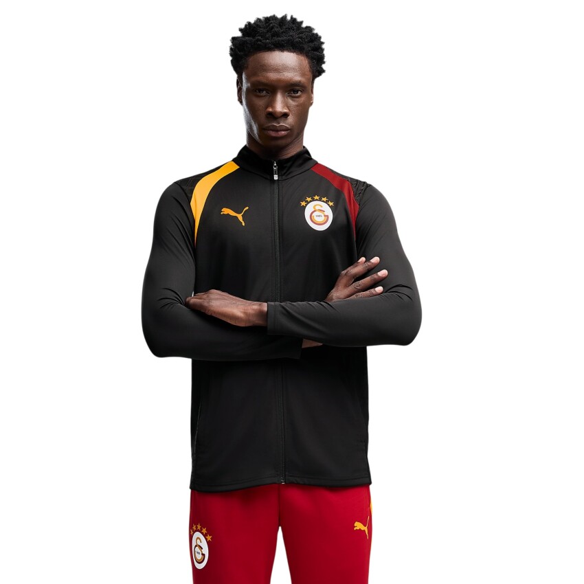 Puma Galatasaray Antrenman Siyah Erkek Eşofman Üstü - 1