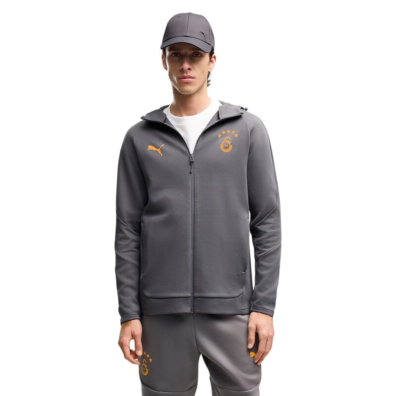 Puma Galatasaray Evostripe Gri Erkek Sweatshirt - Puma