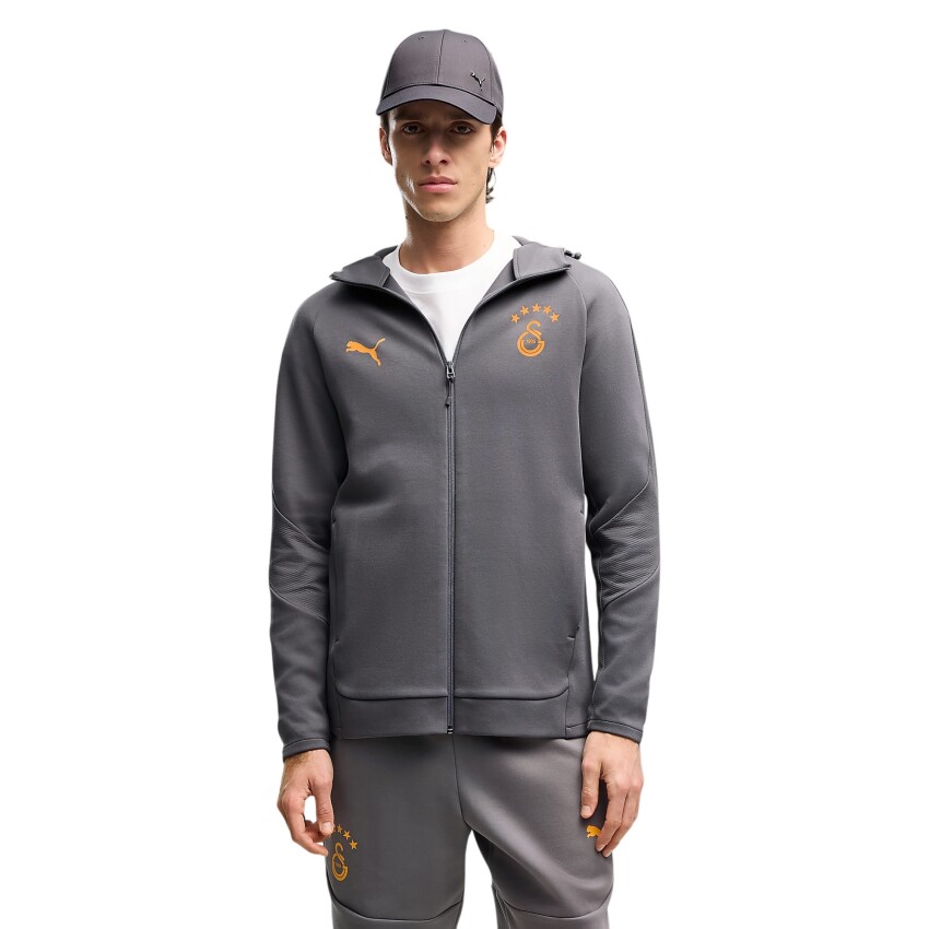 Puma Galatasaray Evostripe Gri Erkek Sweatshirt - 1