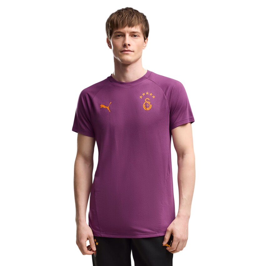 Puma Galatasaray Evostripe Mor Erkek Tshirt - 1