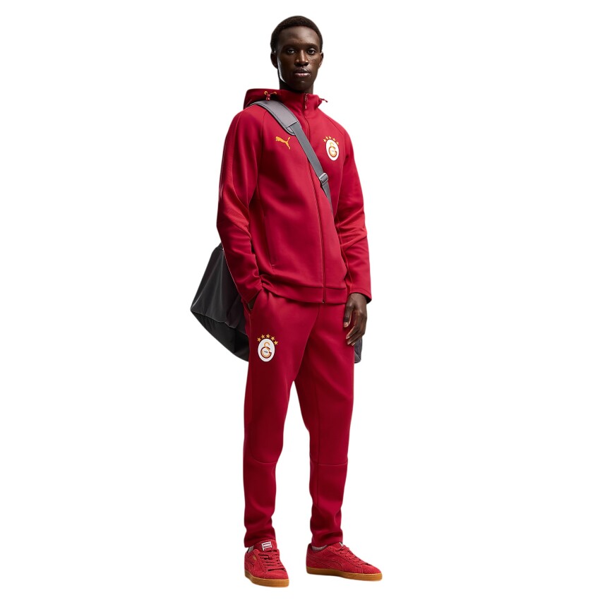 Puma Galatasaray Evostripe Sarı-Kırmızı Erkek Eşofman Altı - 3
