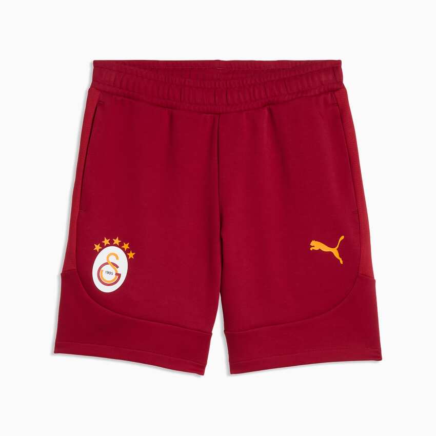 Puma Galatasaray Evostripe Sarı-Kırmızı Erkek Şort - 4