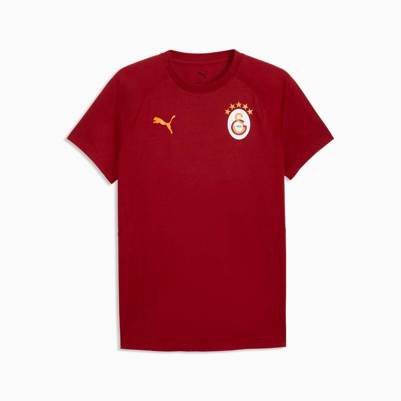 Puma Galatasaray Evostripe Sarı-Kırmızı Erkek Tshirt - 4