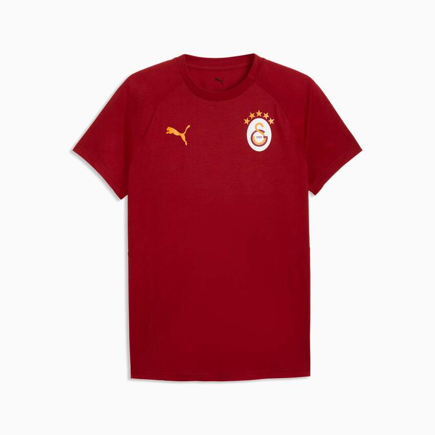Puma Galatasaray Evostripe Sarı-Kırmızı Erkek Tshirt - 4