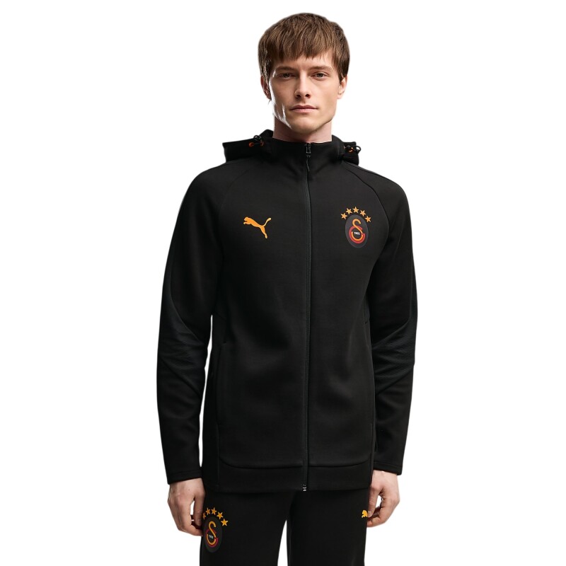 Puma Galatasaray Evostripe Siyah Erkek Sweatshirt - Puma