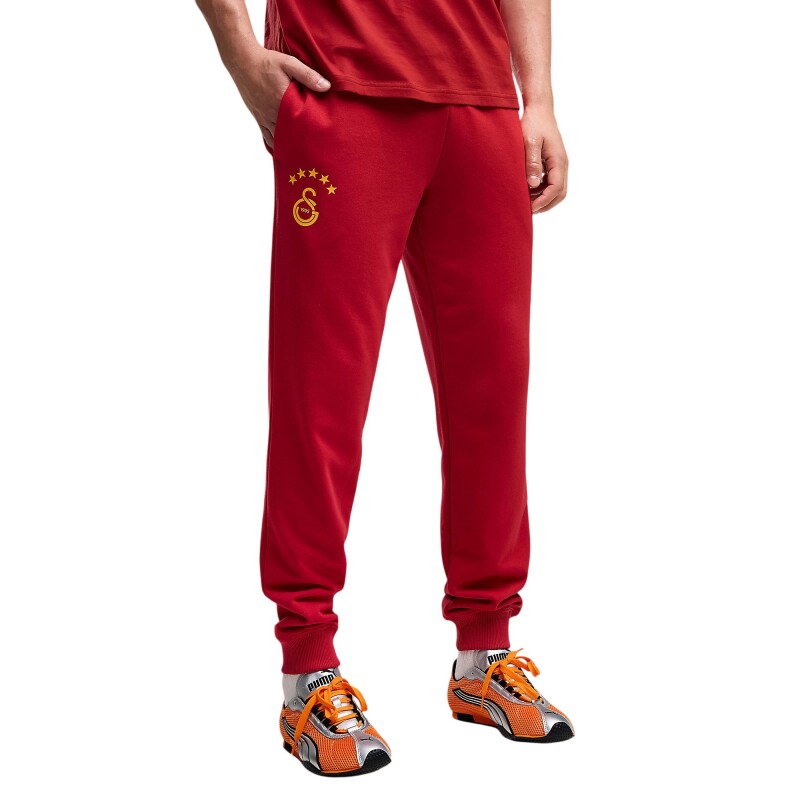 Puma Galatasaray FtblESS Sarı-Kırmızı Erkek Eşofman Altı - Puma