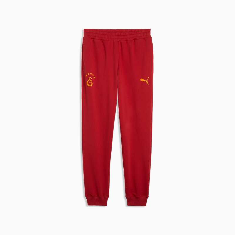 Puma Galatasaray FtblESS Sarı-Kırmızı Erkek Eşofman Altı - 4