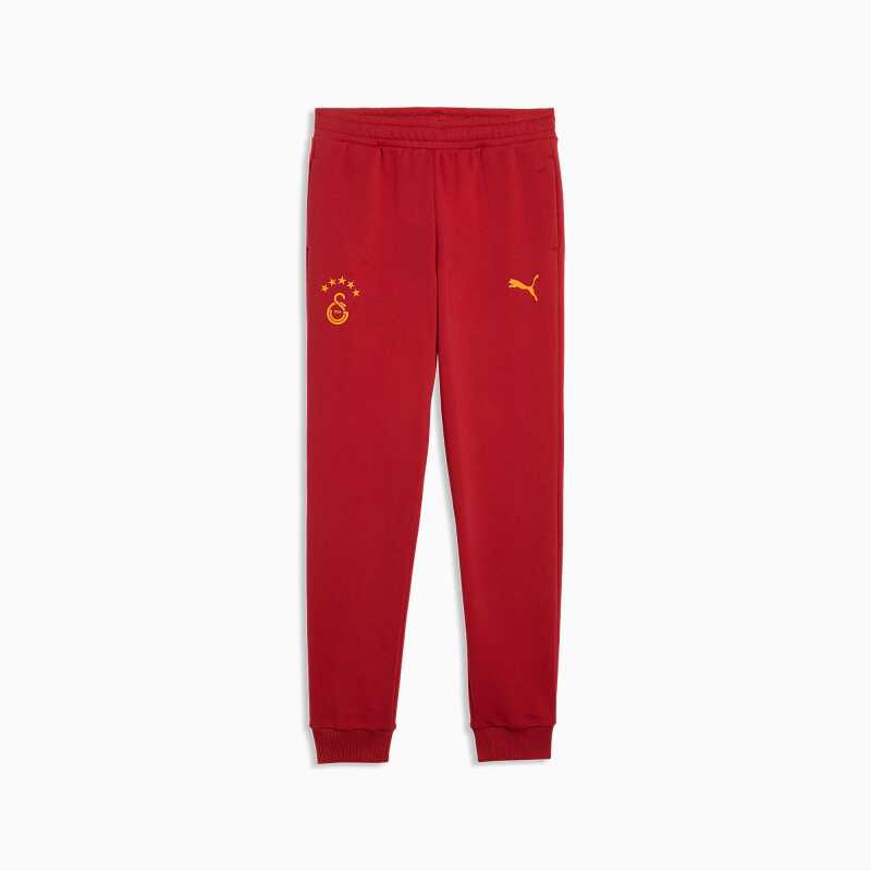Puma Galatasaray FtblESSENTIALS Genç Sarı-Kırmızı Çocuk Eşofman Altı - 4