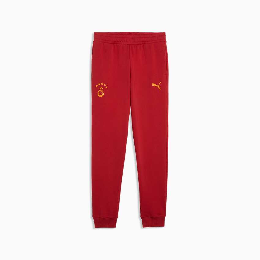 Puma Galatasaray FtblESSENTIALS Genç Sarı-Kırmızı Çocuk Eşofman Altı - 4