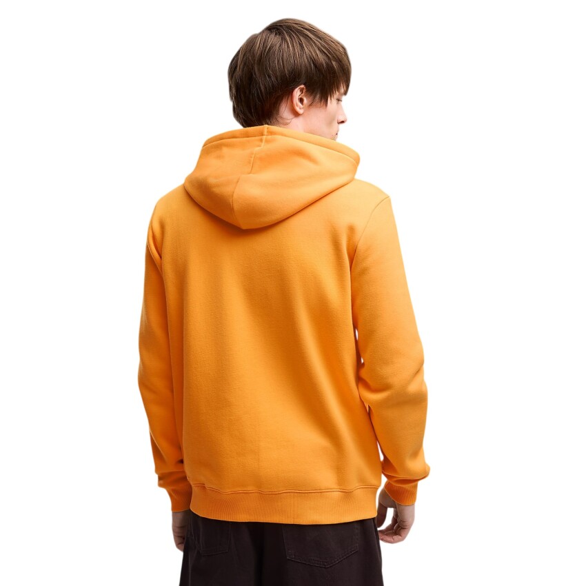 Puma Galatasaray FtblESSENTIALS Kapüşonlu Sarı-Kırmızı Erkek Sweatshirt - 2