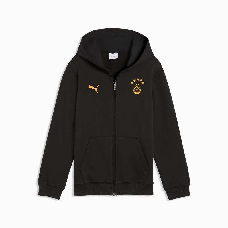 Puma Galatasaray FtblESSENTIALS Siyah Çocuk Sweatshirt - 4