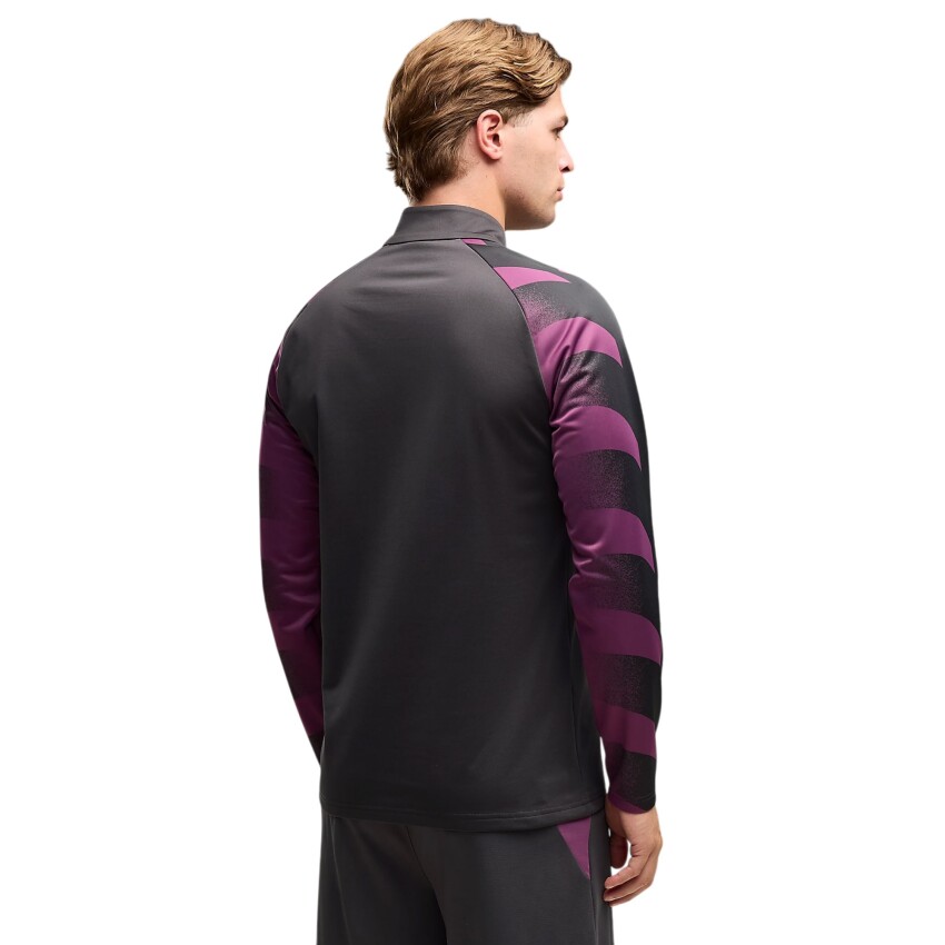 Puma Galatasaray Warm Up 1/4 Zip Top Antrasit Erkek Eşofman Üstü - 2