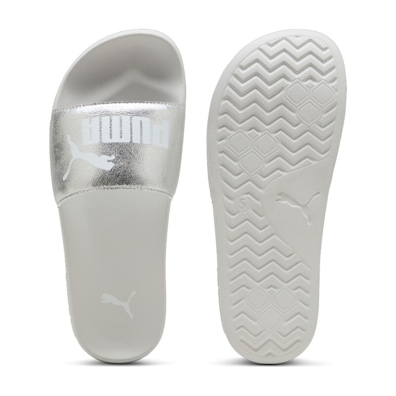 Puma Leadcat 2.0 Metallic Whisper Gri Kadın Terlik - 6