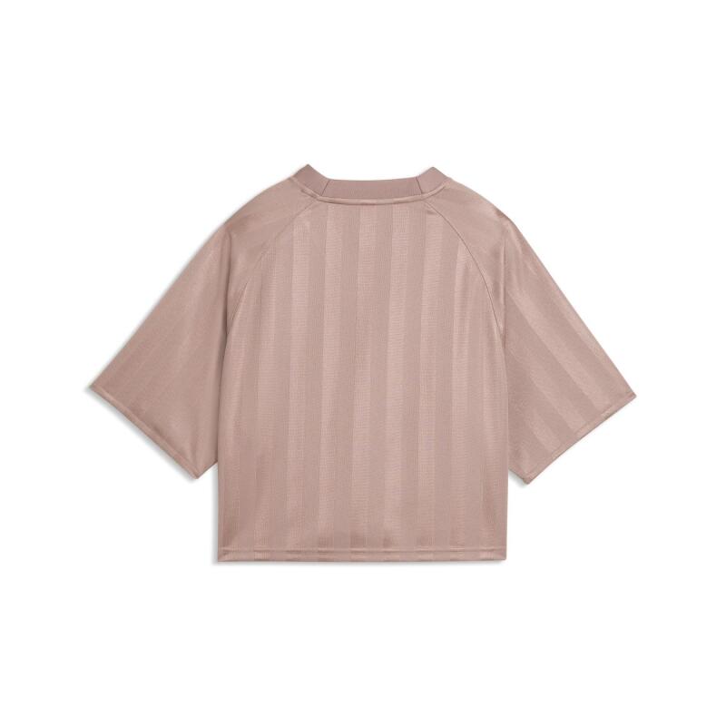 Puma League Jersey Top Pembe Kadın Tshirt - 5