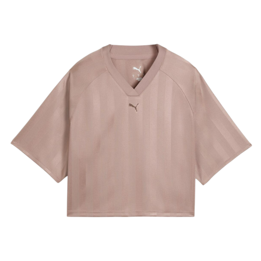Puma League Jersey Top Pembe Kadın Tshirt - 4