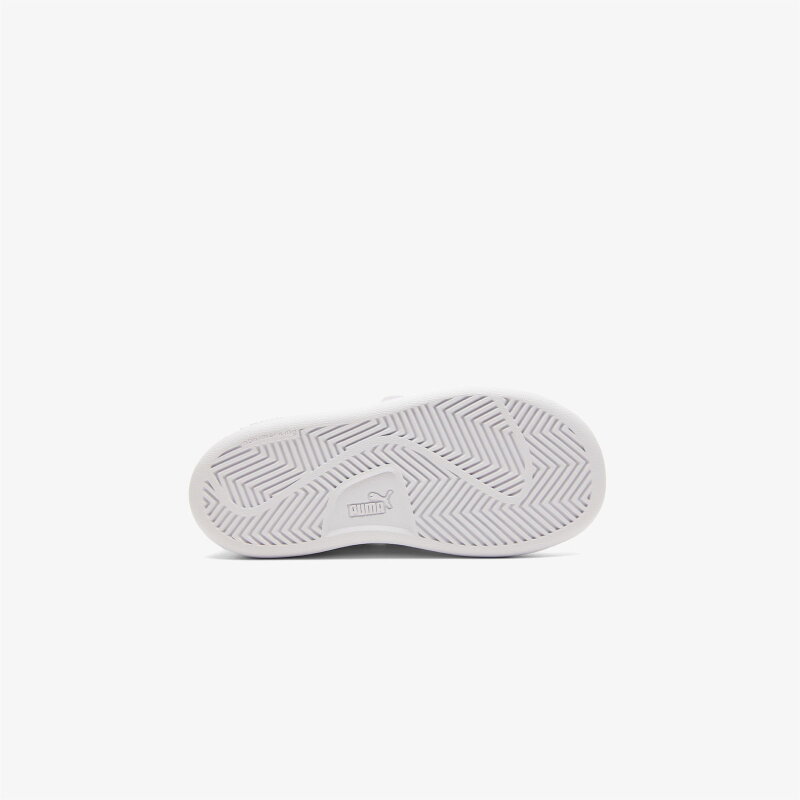 Puma Smash 3.0 Beyaz-Mor Çocuk Günlük Ayakkabı - 5