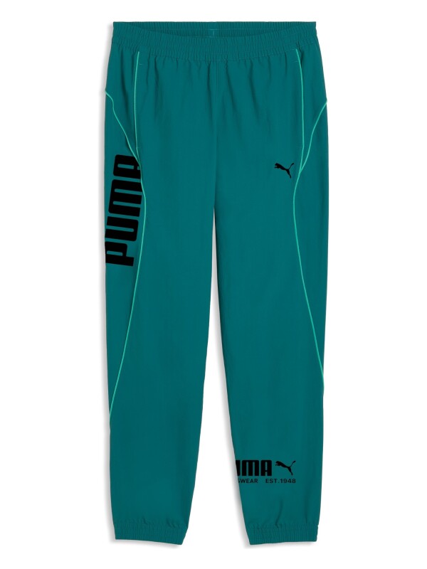 Puma Sport Woven Track Yeşil Erkek Eşofman Altı - Puma